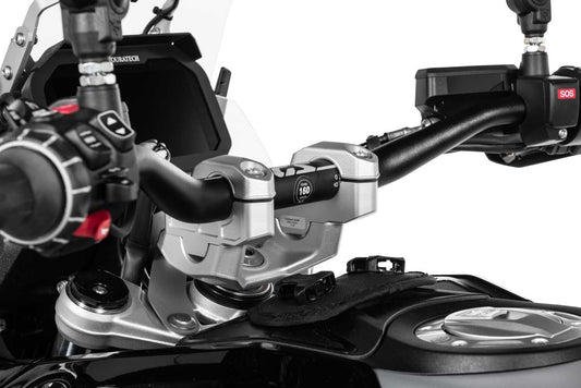 Підняті кермові кріплення Offset 35 мм для BMW R1300GS/Adventure від Touratech.