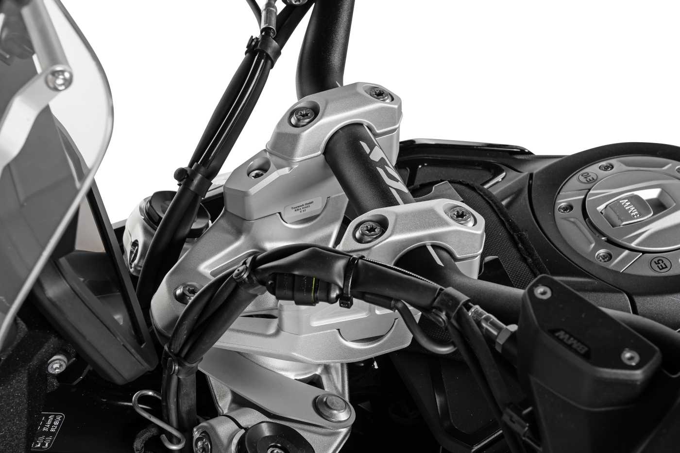 Підняті кермові кріплення Offset 35 мм для BMW R1300GS/Adventure від Touratech.