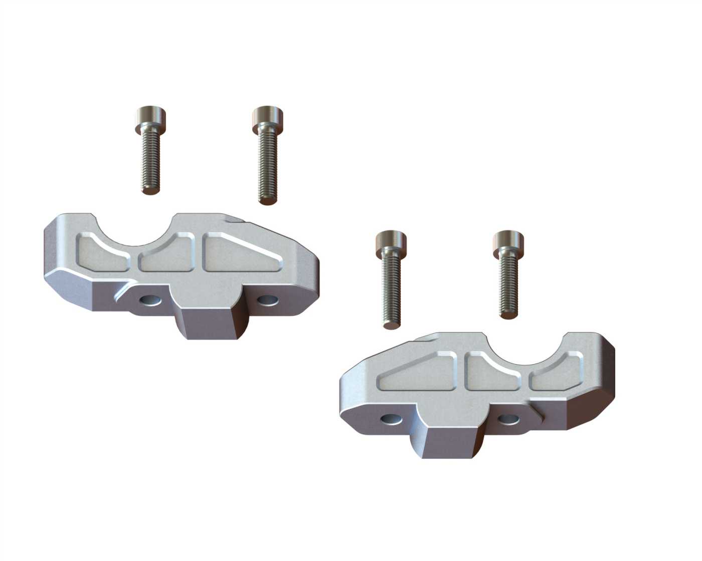 Підняті кермові кріплення Offset 35 мм для BMW R1300GS/Adventure від Touratech.