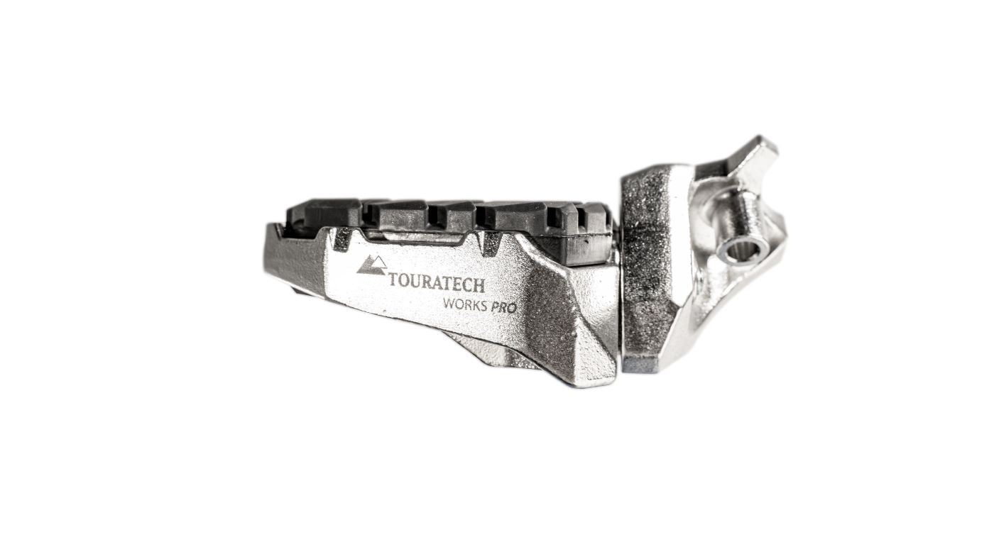 Преміальні регульовані підніжки Works Pro ***експортна версія*** для BMW R1300GS/ Adventure, R1250GS/ Adventure, R1200GS/ Adventure (LC) від Touratech.