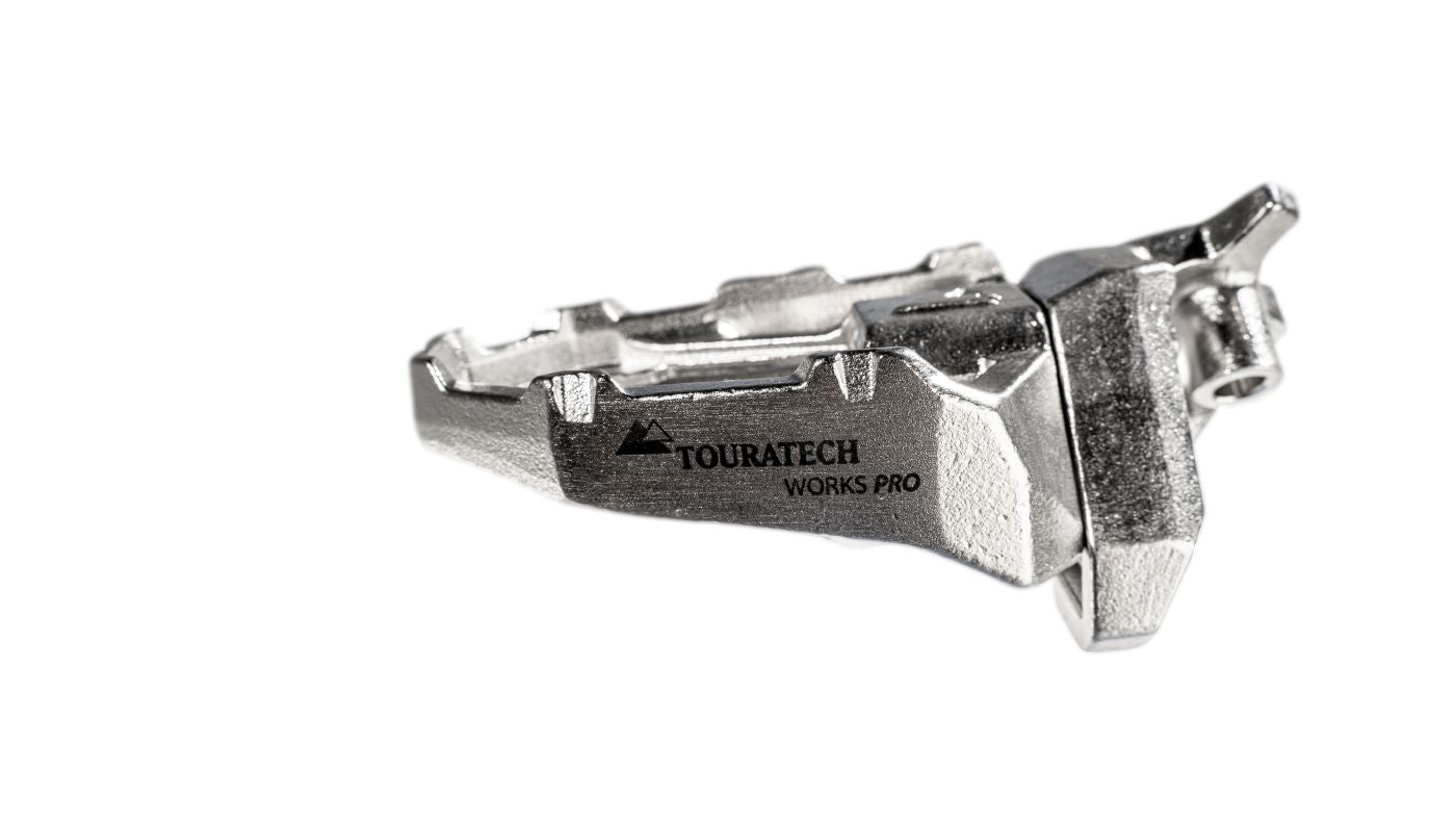 Преміальні регульовані підніжки Works Pro ***експортна версія*** для BMW R1300GS/ Adventure, R1250GS/ Adventure, R1200GS/ Adventure (LC) від Touratech.