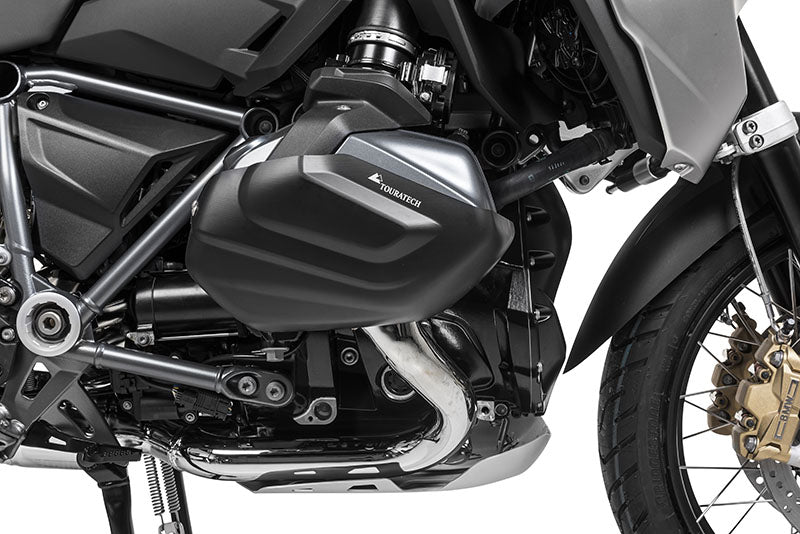 Захист циліндра Touratech з алюмінію, чорний (комплект) для BMW R1250GS / R1250R / R1250RS / R1250RT