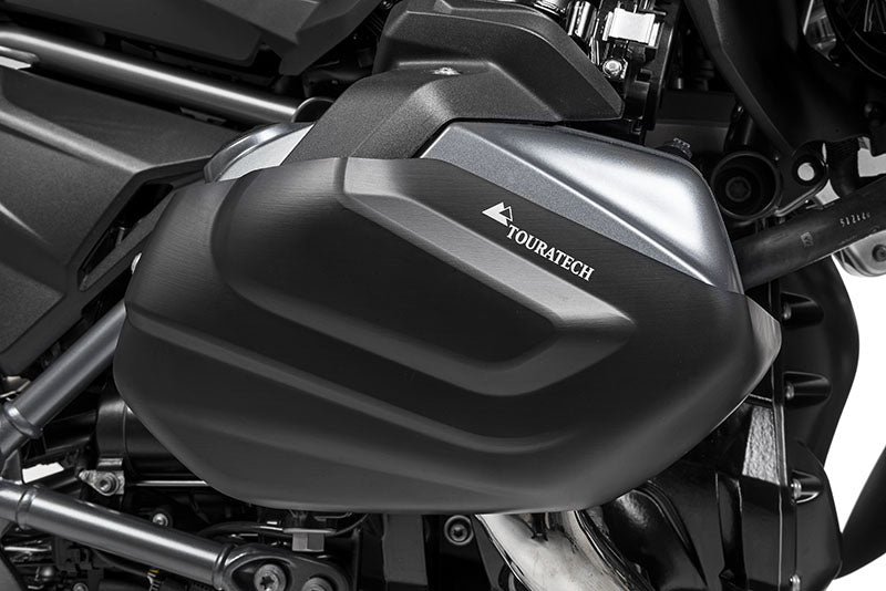 Захист циліндра Touratech з алюмінію, чорний (комплект) для BMW R1250GS / R1250R / R1250RS / R1250RT