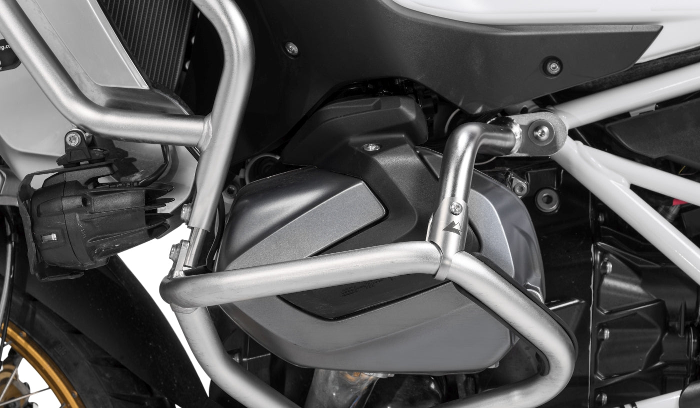 Посилена стяжка з нержавіючої сталі для оригінальної захисної дуги двигуна BMW, BMW R1250GS / R1250GS Adventure від Touratech.