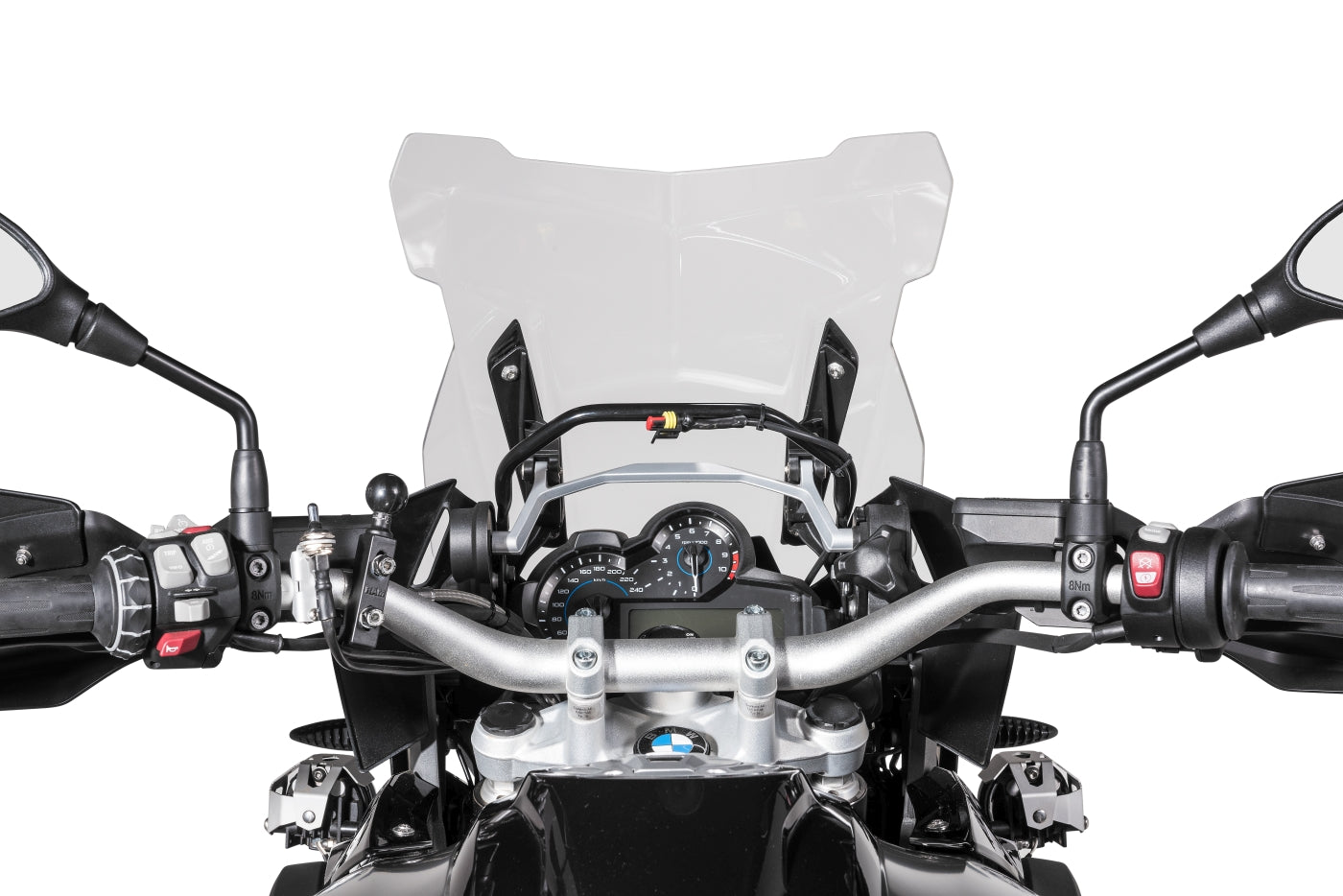 Вітрове скло Touratech, S, прозоре, для BMW R1250GS/ R1250GS Adventure/ R1200GS (LC)/ R1200GS Adventure (LC)