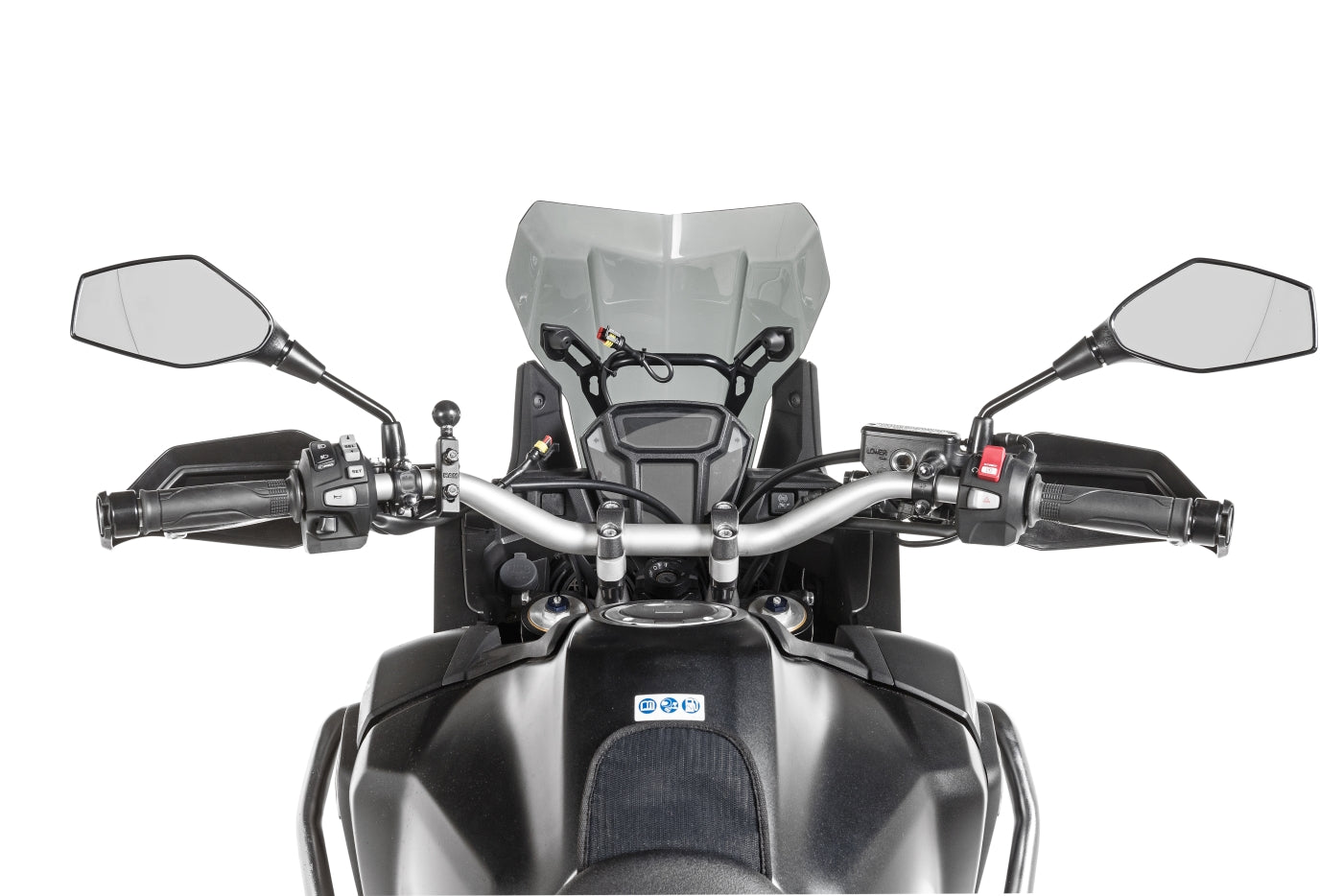 Комплект преміальних дзеркал заднього виду Touratech Safety, асферичні, з правою різьбою M10 x 1.25