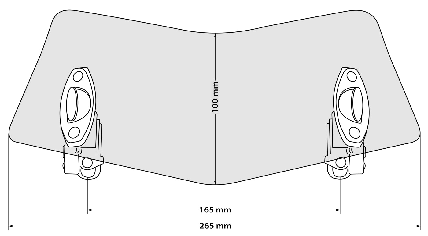 Вітровий дефлектор Evo, тонований