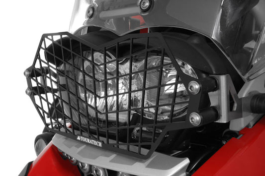 Захисна решітка фари з нержавіючої сталі чорного кольору з швидкознімним кріпленням для BMW R1200GS до 2012 року / R1200GS Adventure до 2013 року *ЛИШЕ ДЛЯ ПОЗАШЛЯХОВОГО ВИКОРИСТАННЯ*