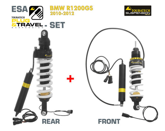 Підвіска Touratech Plug & Travel-ESA SET зі зниженням на 25 мм для BMW R1200GS Модель 2010-2012
