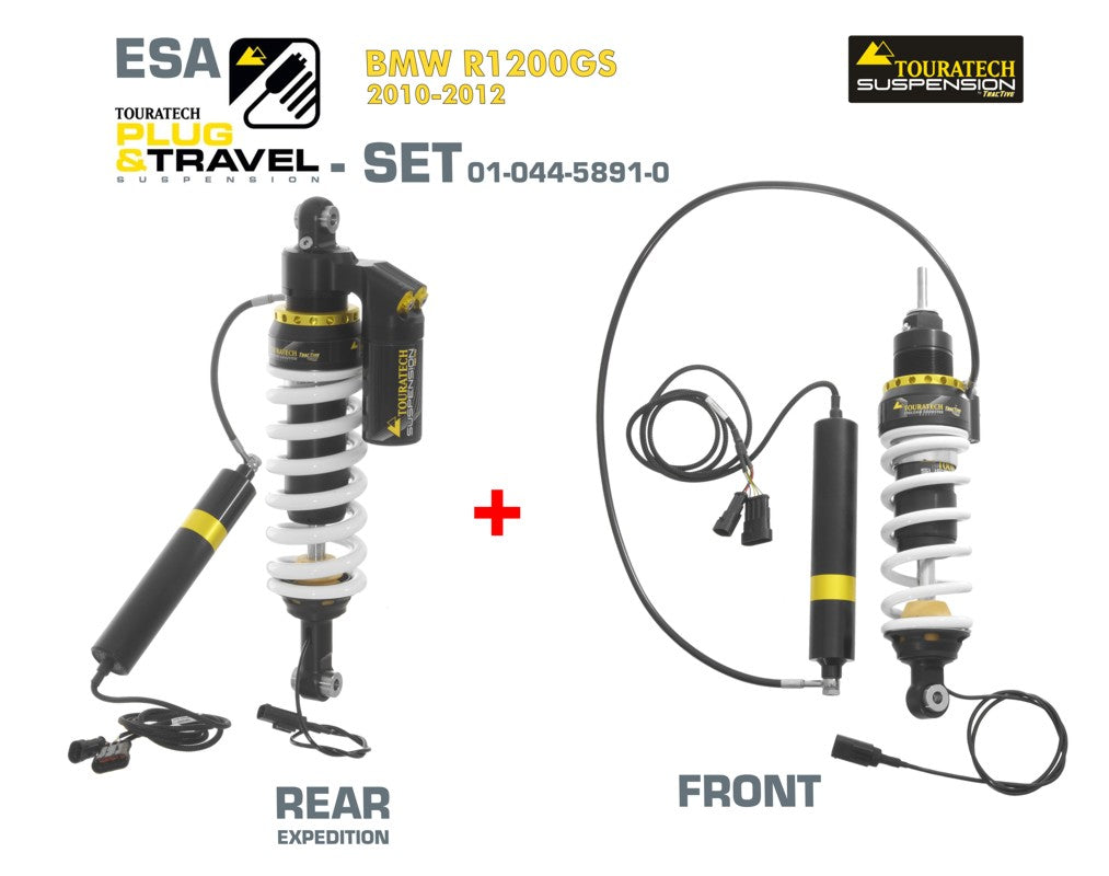 Підвіска Touratech Plug & Travel ESA Expedition SET для BMW R1200GS Модель 2010-2012