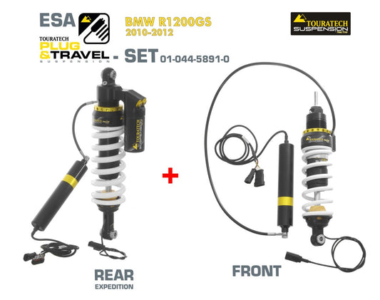 Підвіска Touratech Plug & Travel ESA Expedition SET для BMW R1200GS Модель 2010-2012