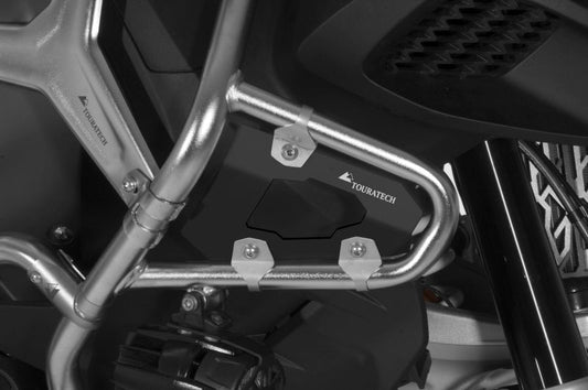 Захист для оригінального BMW R1200GS Adventure з 2014 року, сріблястий/чорний від Touratech.