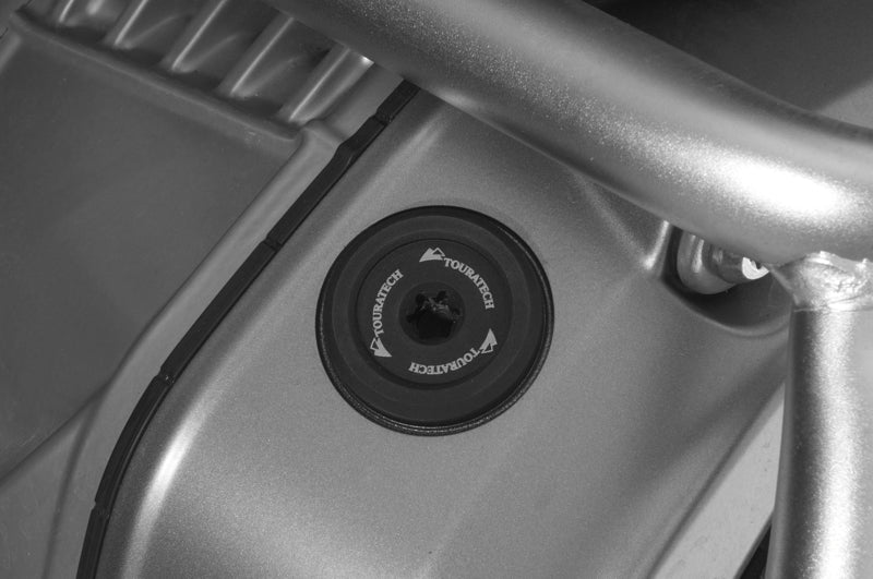 Кришка маслозаливної горловини з внутрішнім шестилопатевим профілем T50 для BMW R1250GS/ R1250GS Adventure/ R1200GS всіх років/ R1250RT/ R1200RT з 2014 року/ R nineT/ R1200R з 2015 року/ R1200RS від преміального бренду мотокомплектуючих Touratech.