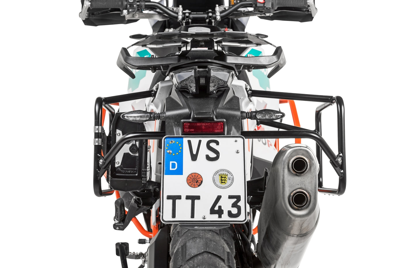 Чорна багажна рамка з нержавіючої сталі для KTM 1290 Super Adventure S/R (2021-) від Touratech.