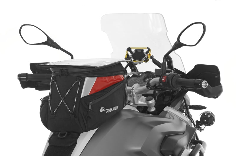 Сумка на бак "Ambato Exp limited red" для BMW R1250GS/ Adventure, R1200GS (LC)/ Adventure (LC), F900GS Adventure, F850GS/ Adventure, F800GS (з 2024 року), F750GS.