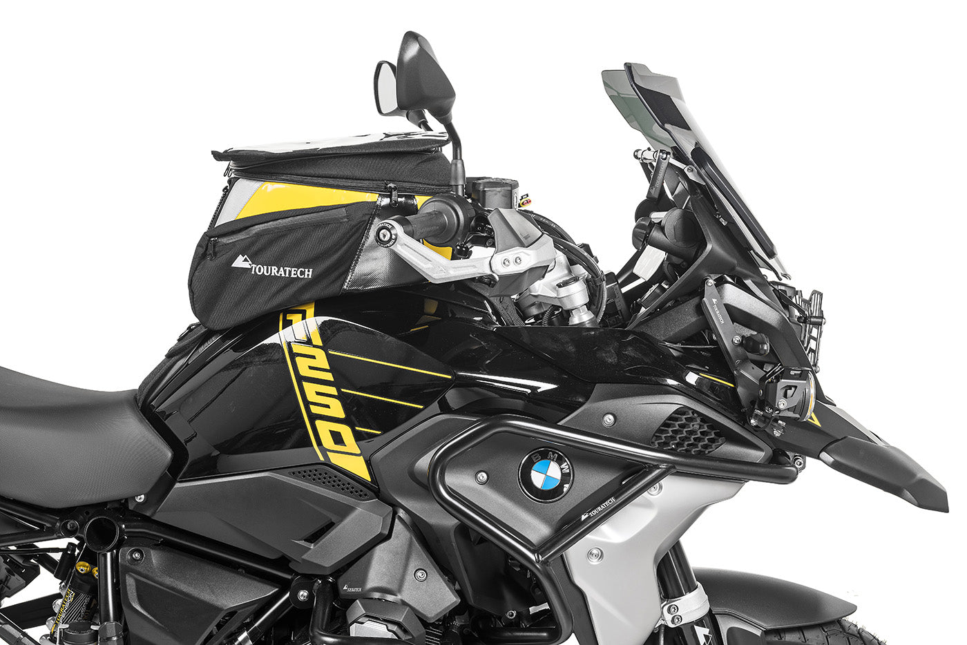 Сумка на бак "Ambato Exp Limited Yellow" для BMW R1250GS/ Adventure, R1200GS (LC)/ Adventure (LC), F900GS Adventure, F850GS/ Adventure, F800GS (2024-), F750GS.