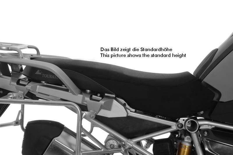 Комфортне сидіння Fresh Touch, цільне, для BMW R1250GS/ R1250GS Adventure/ R1200GS (LC)/ R1200GS Adventure (LC), низьке, від Touratech.