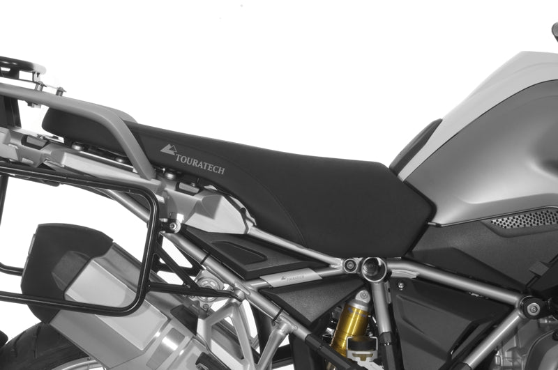 Комфортне сидіння Fresh Touch, цілісне, для BMW R1250GS/ R1250GS Adventure/ R1200GS (LC)/ R1200GS Adventure (LC), високе, від Touratech.