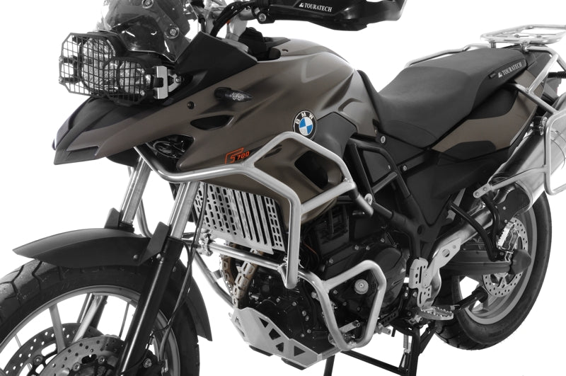 Розширення захисних дуг з нержавіючої сталі для BMW F700GS, F800GS з 2013 року від Touratech.