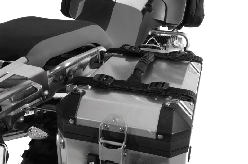 Ручка для перенесення кофра та стяжний ремінь Touratech.