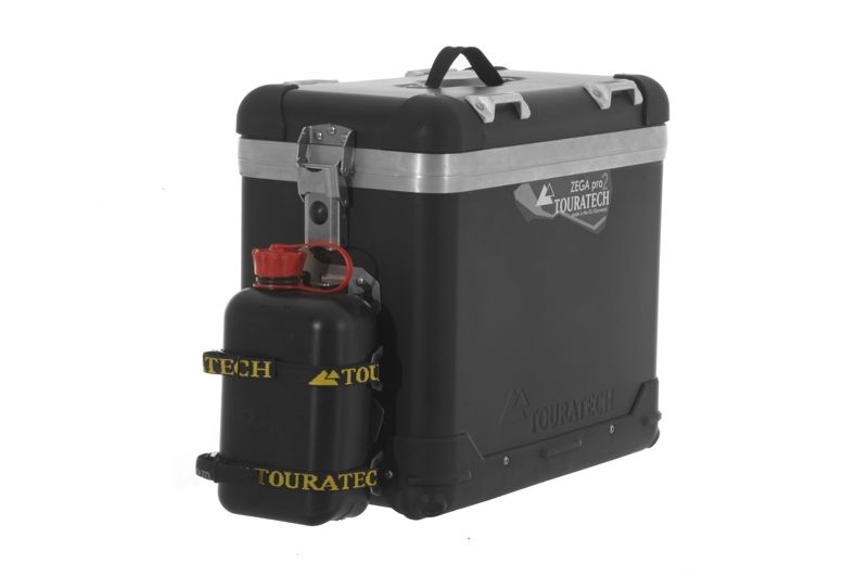 Комплект тримачів аксесуарів ZEGA Pro2, тримач каністри з каністрою Touratech об'ємом 2 літри.