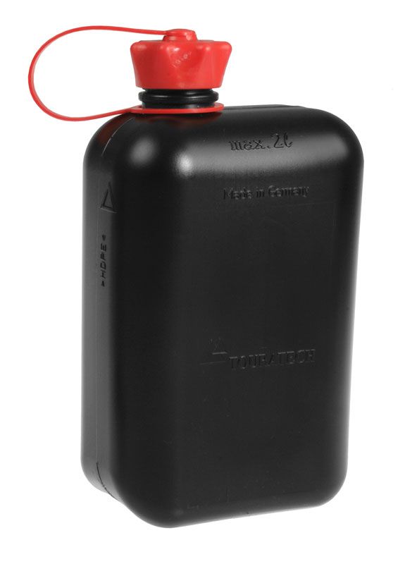 Набір тримачів аксесуарів ZEGA Pro/ZEGA Mundo, тримач каністри з каністрою Touratech об'ємом 2 літри.