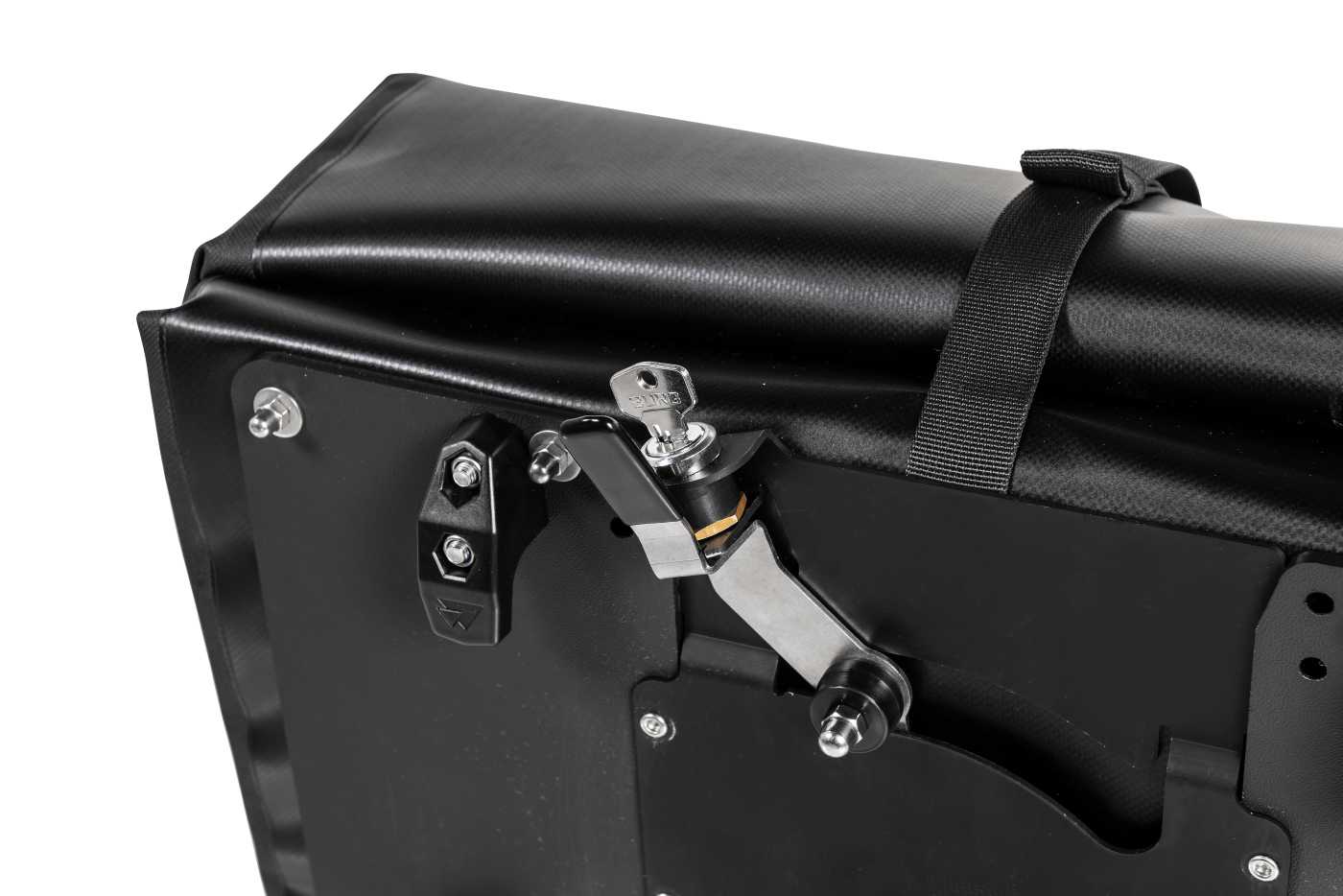 Комплект інтегральних замків (2 шт.) для преміальних м'яких кофрів Touratech з панеллю кріплення ZEGA.