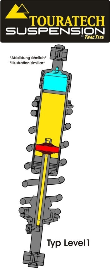Амортизатор Touratech Suspension для HONDA XL700V Transalp з 2008 року, тип Level1.