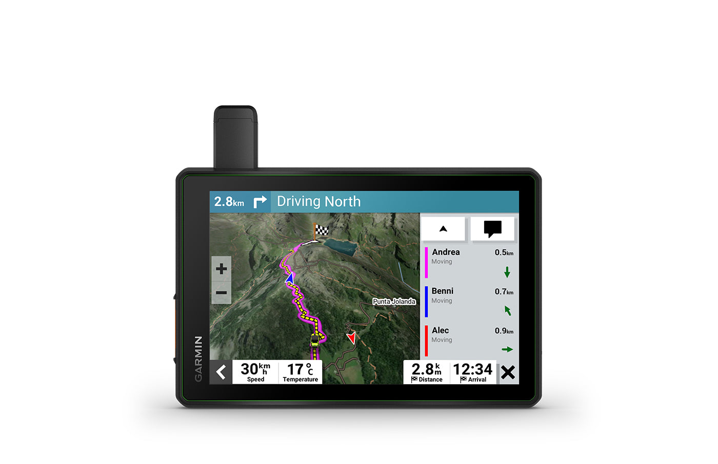 Garmin Tread SxS Edition з трекером групової поїздки, включно (Touratech).