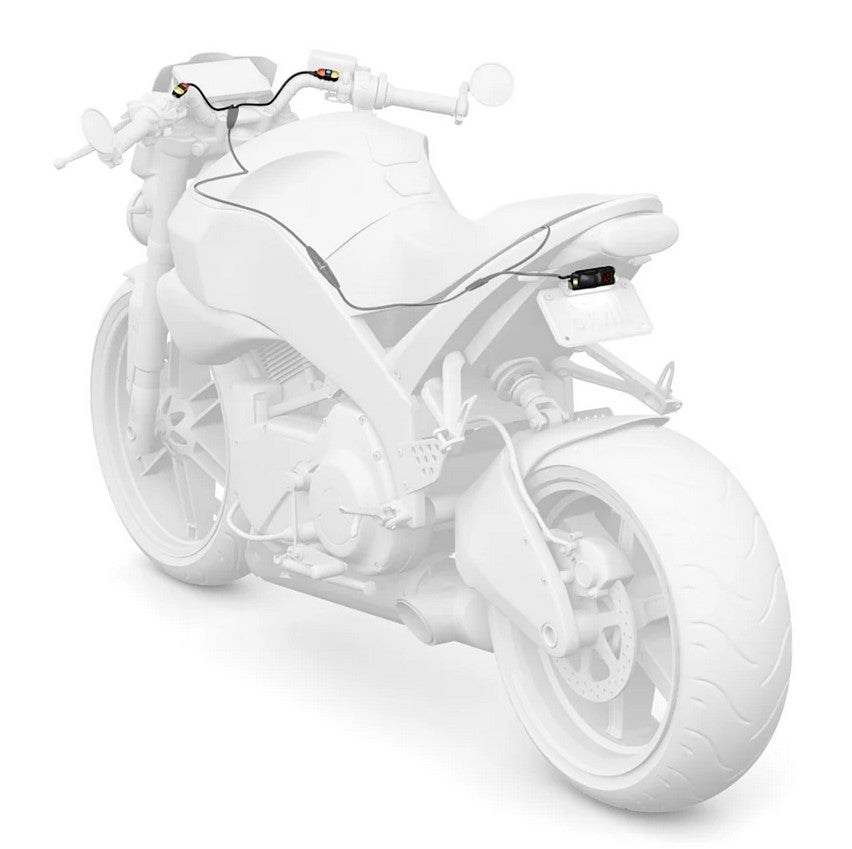 Система радарного попередження Garmin Zumo R1 Distance та контролю сліпих зон Touratech для дооснащення.