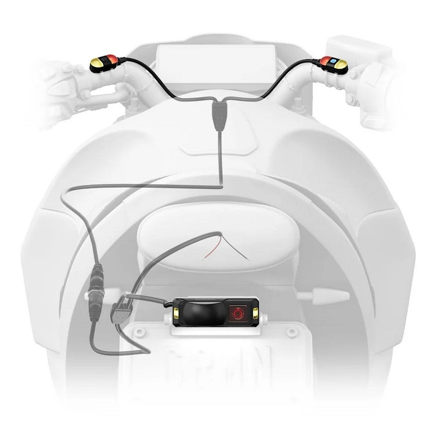 Система радарного попередження Garmin Zumo R1 Distance та контролю сліпих зон Touratech для дооснащення.