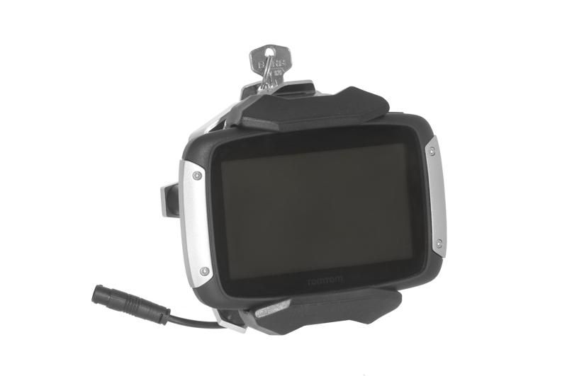 Кермо-кріплення для мотоцикла Touratech для TomTom Rider 40/400/410/450/550, з можливістю блокування, чорне анодоване.