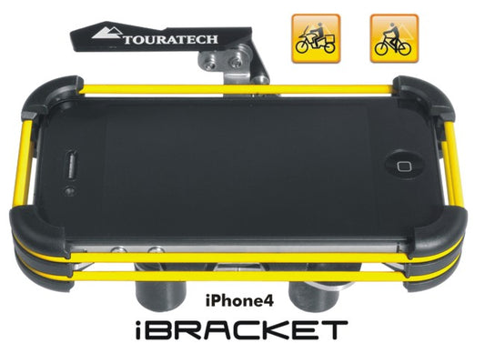 Кронштейн для керма для Apple iPhone4 та iPhone 4S *iBracket* *Мотоцикл & Велосипед* від Touratech