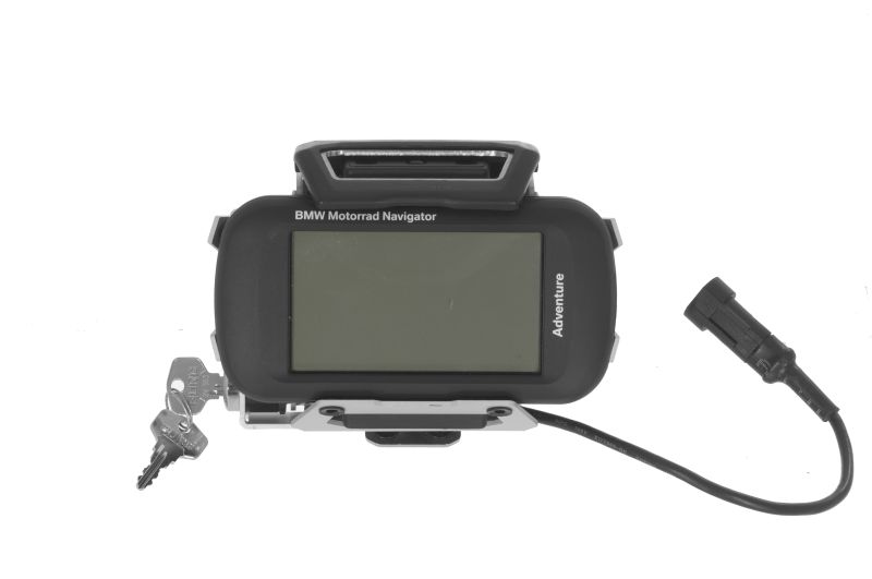 Кермове кріплення Garmin Montana/ BMW Navigator Adventure *з можливістю блокування* *анодований срібний алюміній* від Touratech.