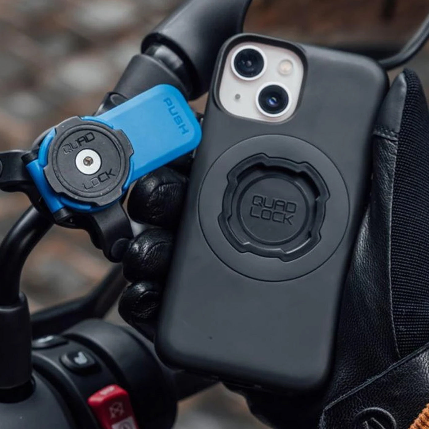 Чохол Quad Lock® MAG для iPhone 14 від Touratech