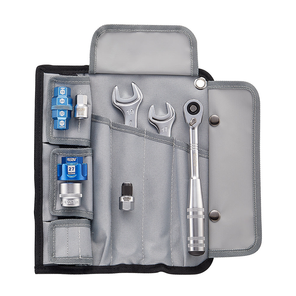 Набір інструментів Touratech Professional для мотоциклів Honda, Kawasaki, Suzuki, Triumph і Yamaha, 70 предметів.