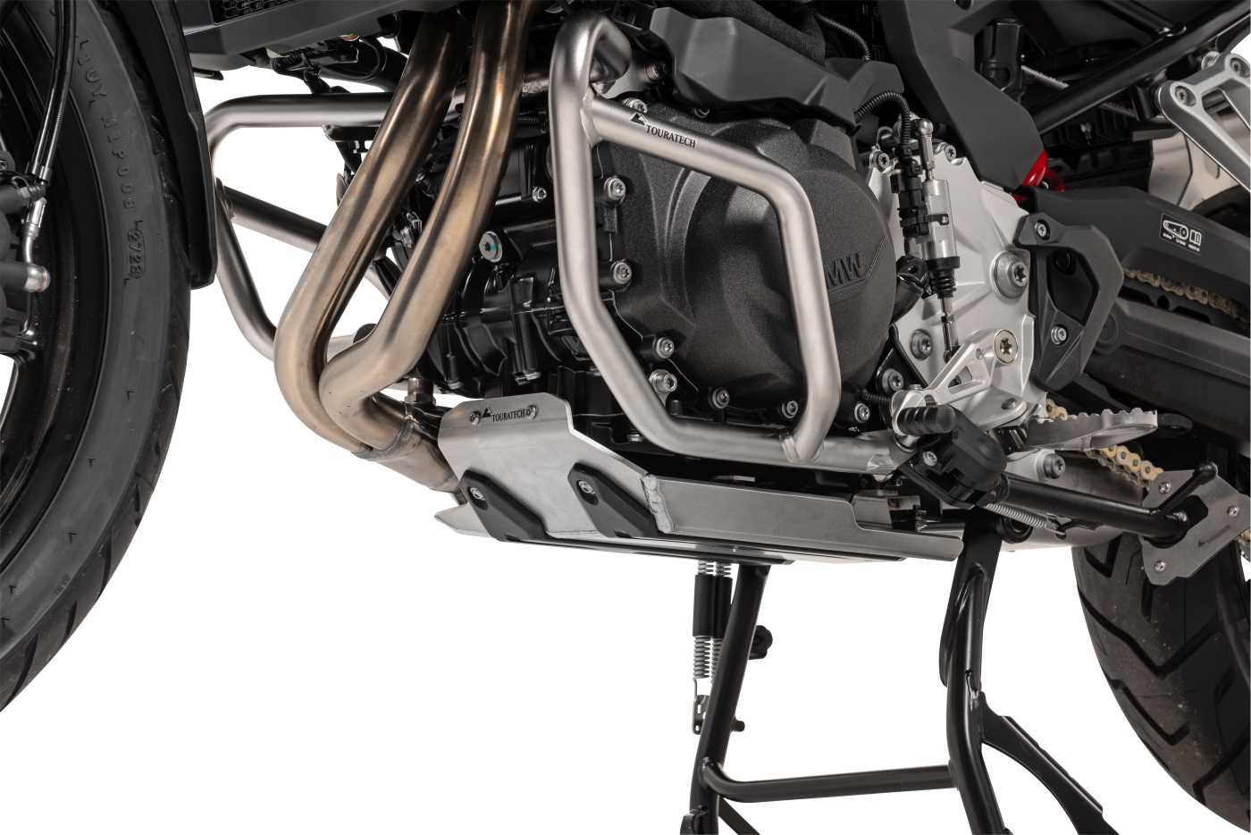 Захист двигуна / захисна пластина "Expedition" для BMW F900GS/ Adventure, F850GS/ Adventure, F800GS (2024-), F750GS (для EURO 4 та EURO 5) від преміального бренду мотокомплектуючих Touratech.