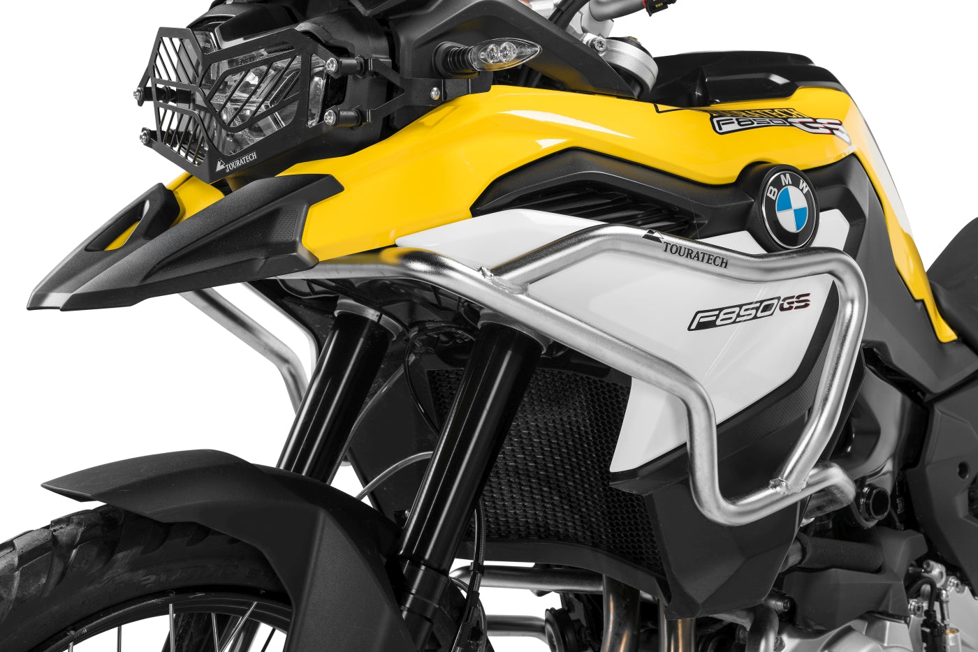 Захисна дуга з нержавіючої сталі для BMW F850GS/ F800GS (2024-)/ F750GS від Touratech.