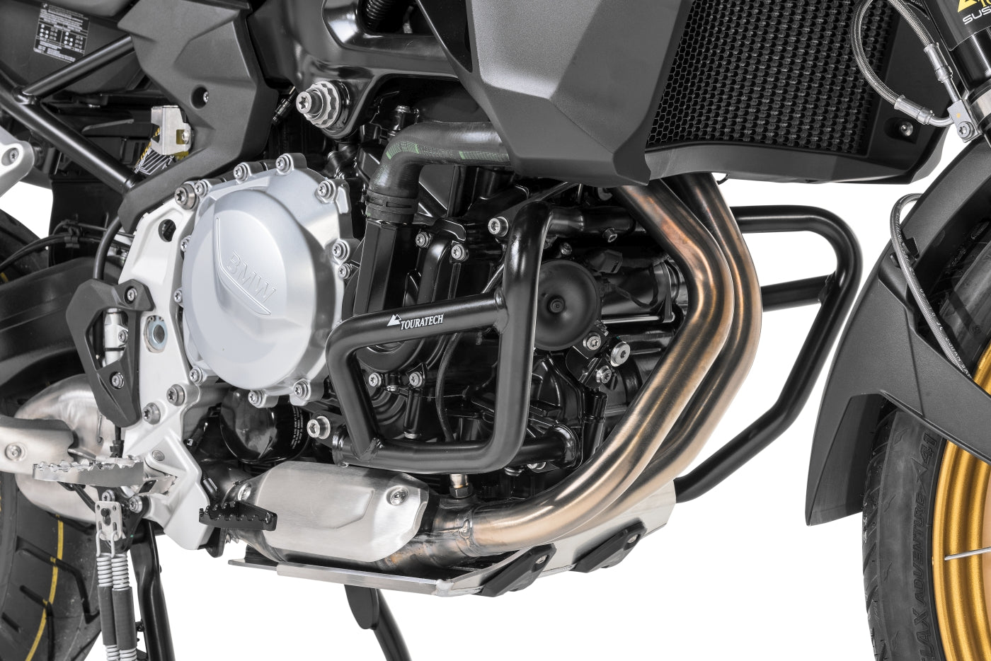 Упор двигуна нержавіюча сталь, чорний для BMW F900GS/ F850GS / F800GS (2024-), F750GS