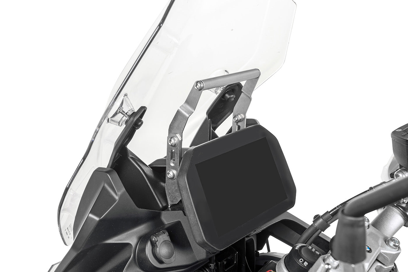 Кронштейн для GPS над приладами V2.0, з регульованою висотою для BMW F900GS Adventure, F850GS/Adventure, F800GS (2024-), F750GS від Touratech.