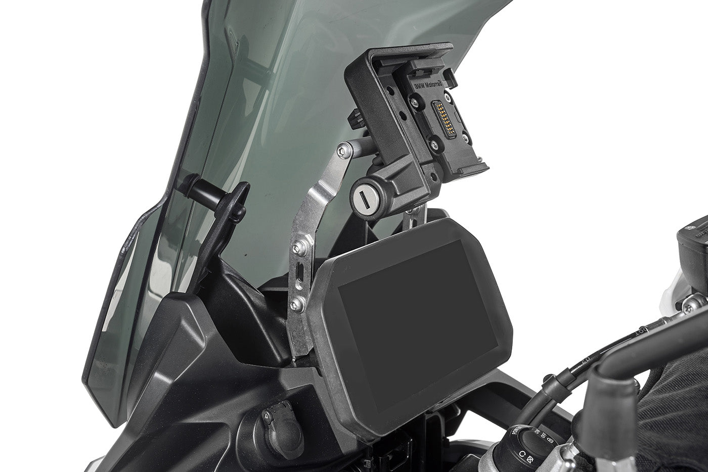 Кронштейн для GPS над приладами V2.0, з регульованою висотою для BMW F900GS Adventure, F850GS/Adventure, F800GS (2024-), F750GS від Touratech.