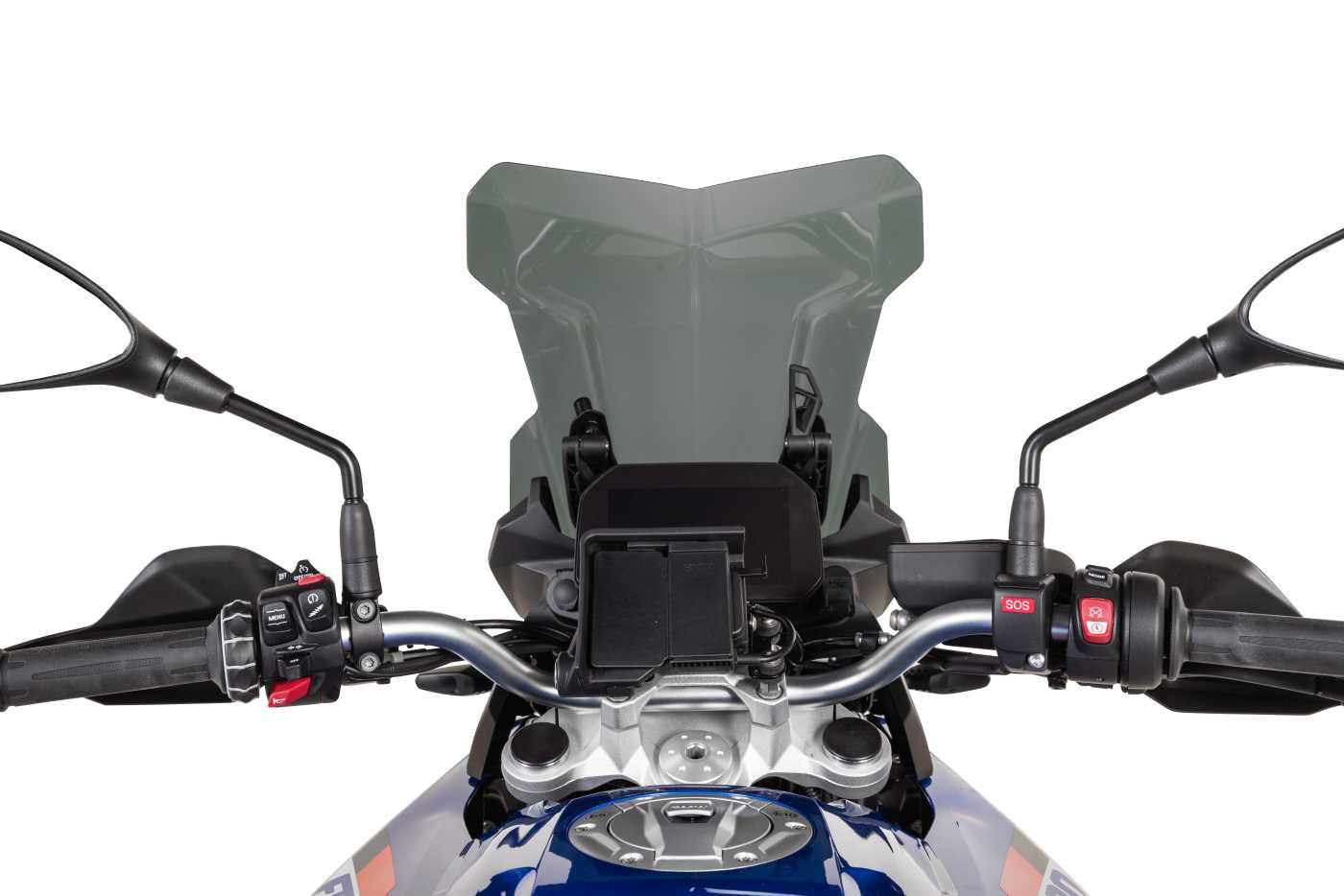 Вітрове скло Touratech, L, тоноване, для BMW F900GS Adventure, F850GS/Adventure, F800GS (2024-)