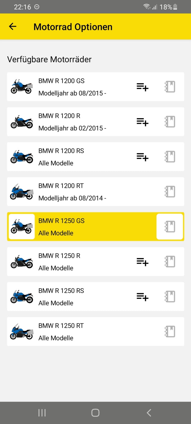 TOURATECH Connect APP з апаратним забезпеченням для BMW R1250GS/GSA/R/RS/RT, BMW R1200GS/GSA (08/2015-)/R (02/2015-)/RS (всі)/RT (08/2014-)