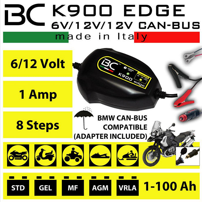 Зарядний пристрій для свинцево-кислотних акумуляторів Touratech BC K900 EDGE.