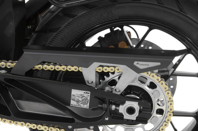 Захист ланцюга Touratech, анодований чорний, для KTM 1050 Adventure/ 1090 Adventure/ 1290 Super Adventure (-2020)/ 1190 Adventure/ 1190 Adventure R.
