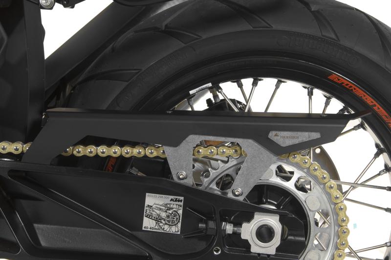 Захист ланцюга Touratech, анодований чорний, для KTM 1050 Adventure/ 1090 Adventure/ 1290 Super Adventure (-2020)/ 1190 Adventure/ 1190 Adventure R.
