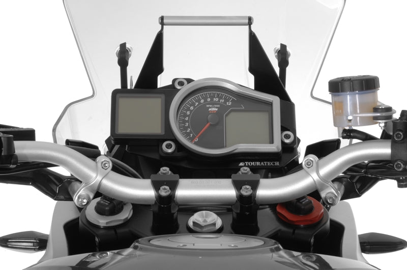 Адаптер для кріплення GPS над приладами, чорний, для KTM 1050 Adventure/ 1090 Adventure/ 1190 Adventure/ 1190 Adventure R від Touratech.