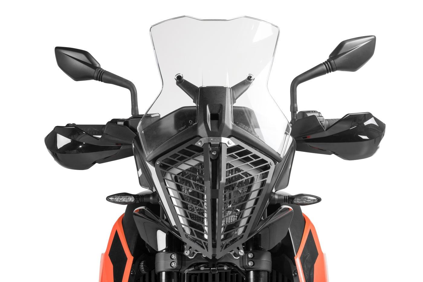 Захисна решітка для фари Touratech, з швидкознімним кріпленням для KTM 890 Adventure (-2022)/ 890 Adventure R (-2022)/ 790 Adventure / 790 Adventure R/ 390 Adventure *ЛИШЕ ДЛЯ ПОЗАШЛЯХОВОГО ВИКОРИСТАННЯ*
