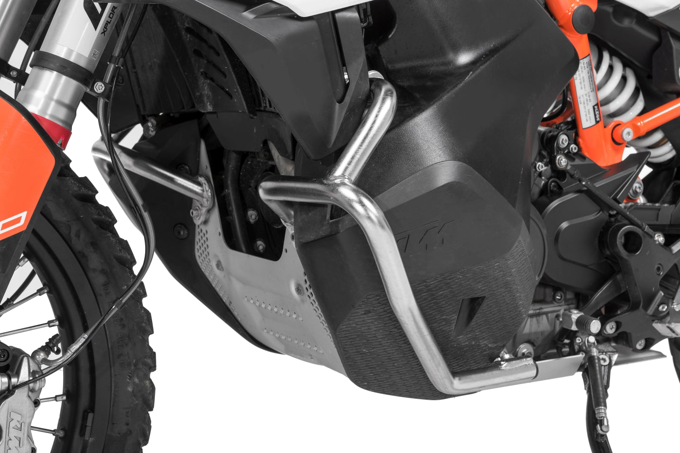Захисні дуги бака з нержавіючої сталі для KTM 890 Adventure/ 890 Adventure R/ 790 Adventure/ 790 Adventure R (-2022) від Touratech.