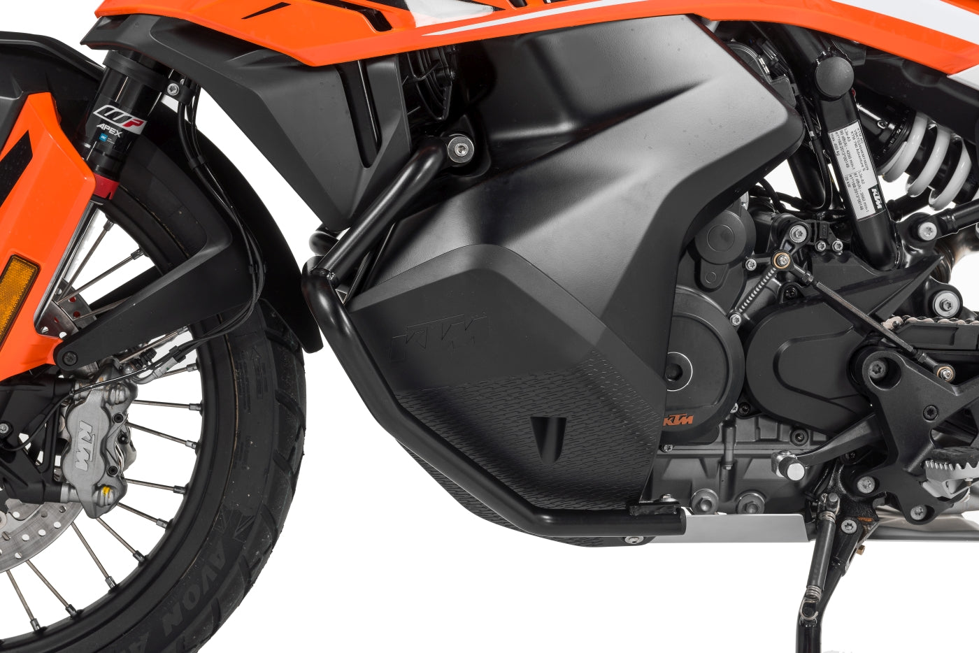Захисні дуги для бака з нержавіючої сталі, чорні для KTM 890 Adventure/ 890 Adventure R/ 790 Adventure/ 790 Adventure R (-2022) від Touratech.